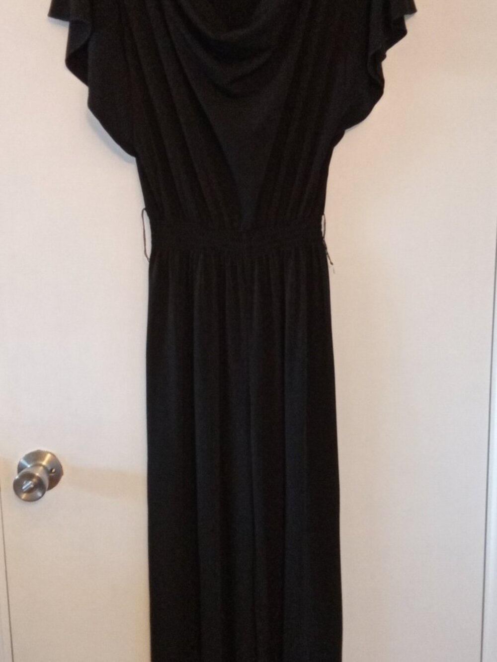 Women's one piece AGB Pants jumpsuit, black, size medium